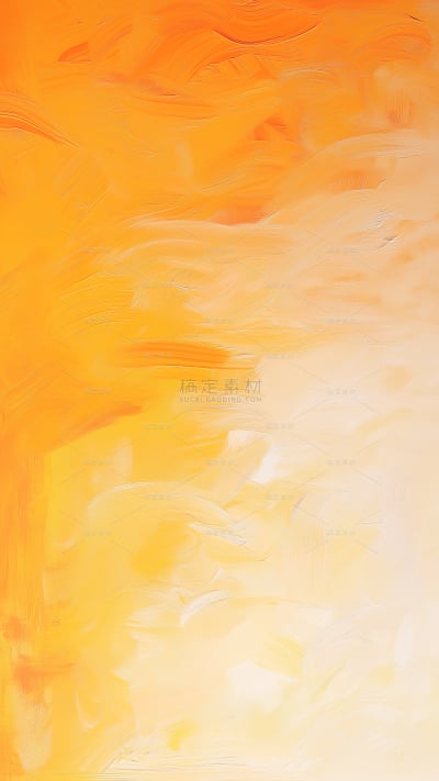 背景系列橙白色渐变油画背景