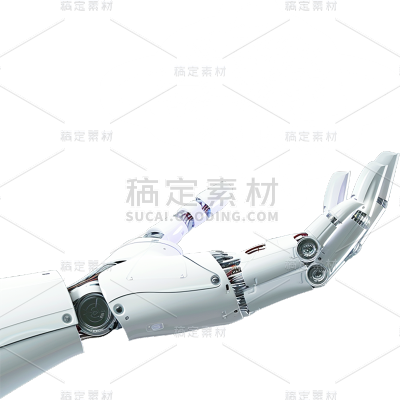 科技风通用3D智能机器人手组合元素素材
