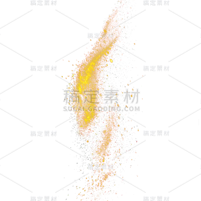 装饰系列金色简约实景-带状金粉通用元素素材