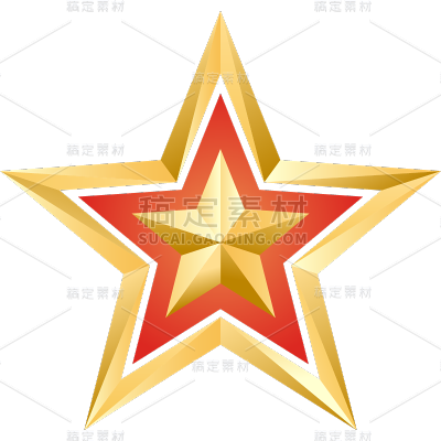 建党节通用党建线条星星元素素材