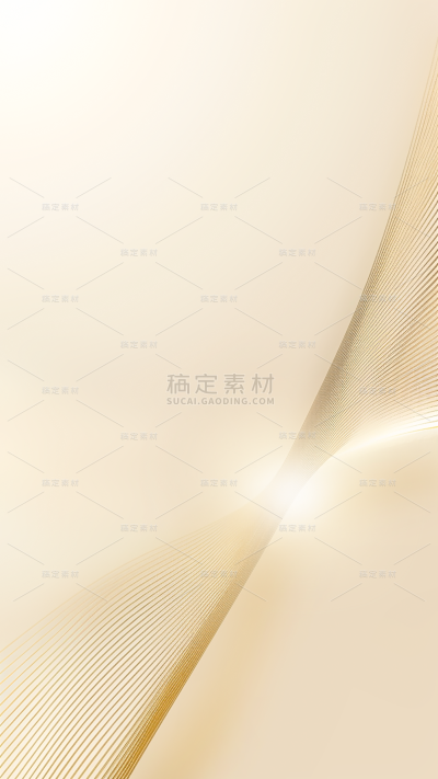 背景通用金色曲线光效背景图片素材