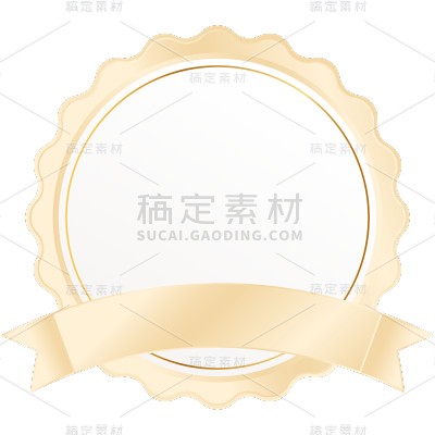 促销通用轻奢感标签元素素材