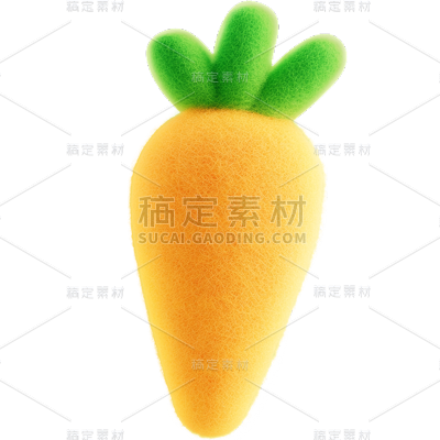 果蔬系列通用毛绒毛毡风蔬菜元素素材