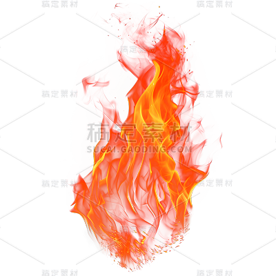 通用红色火焰火花火苗免抠元素