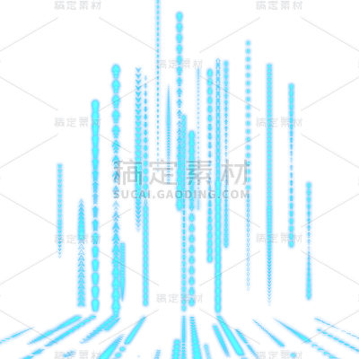 通用蓝色科技风科技线条空间折线元素
