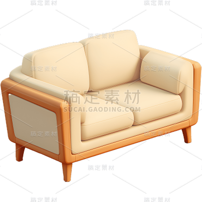 家装家居3D立体C4D沙发元素