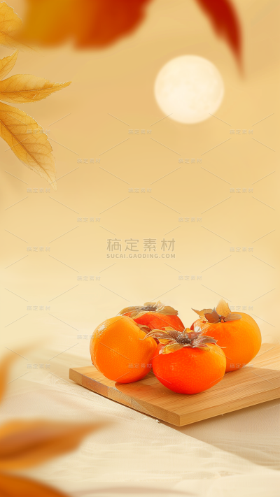 2408TPFJ-秋分AI(补足空白内容)-通用（无策划）-秋分元素组合背景-AI套系|通用图片