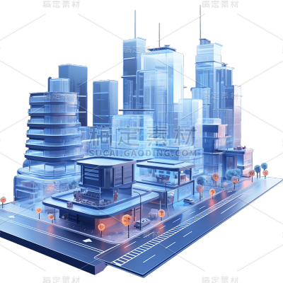 3D立体三维科技城市