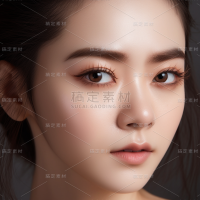 美妆彩妆睫毛人像