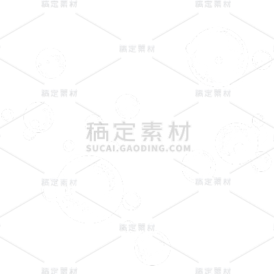 通用白色透明气泡冒泡元素贴纸