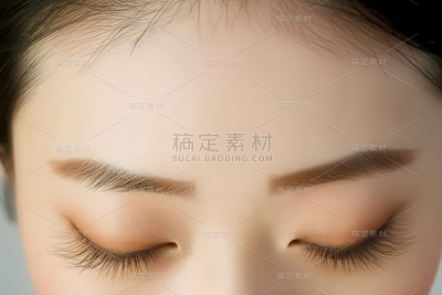 美妆彩妆睫毛人像