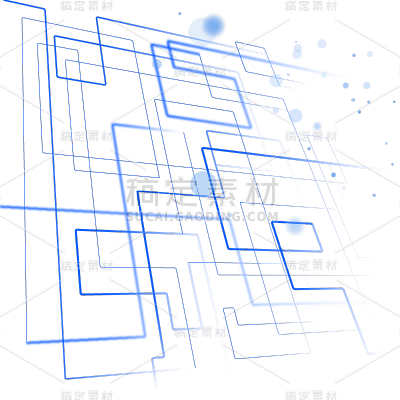 科技风通用科技线条空间线条元素素材