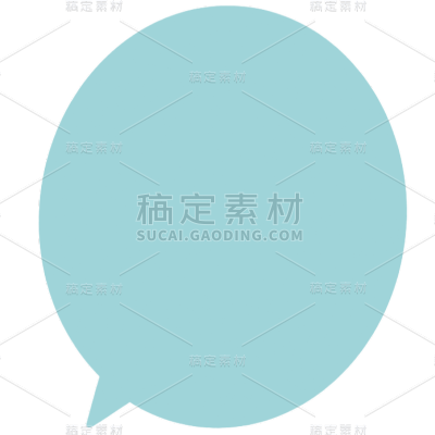 卡通手绘对话框聊天框文本框