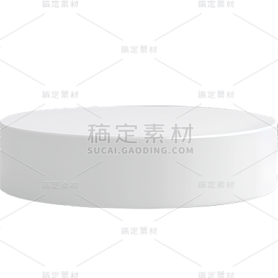 常规系列3D单个圆柱展台通用元素素材