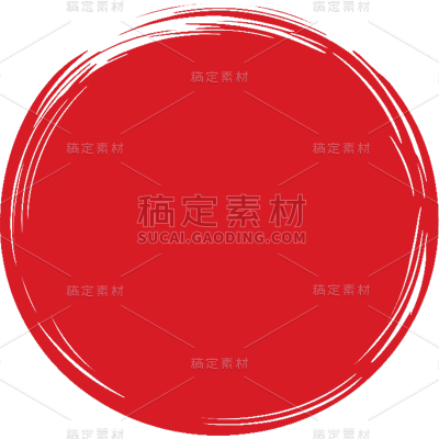 中国风红色印章静态贴纸