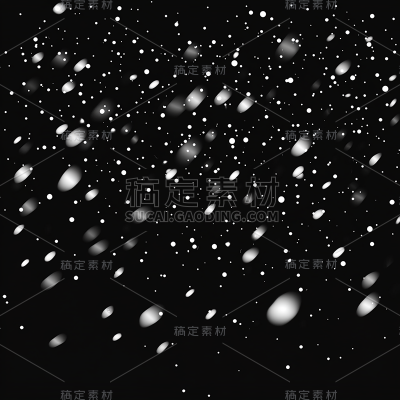 气象系列写实雪花飘落