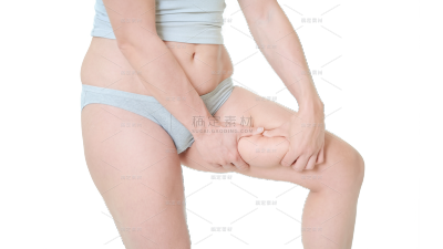 常规通用实景手捏大腿肉元素