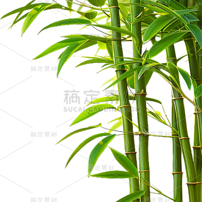 植物通用实景竹子元素素材