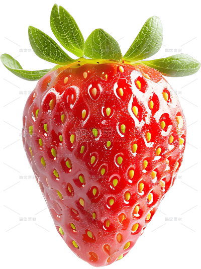 夏季果蔬通用正草莓元素素材
