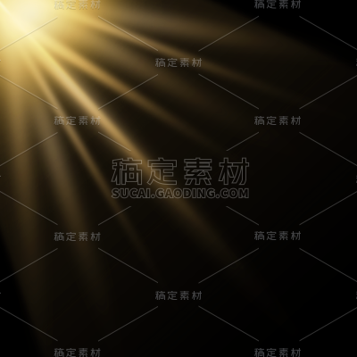 通用放射光光效贴纸元素素材