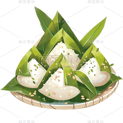 端午节通用插画粽子卡通元素素材