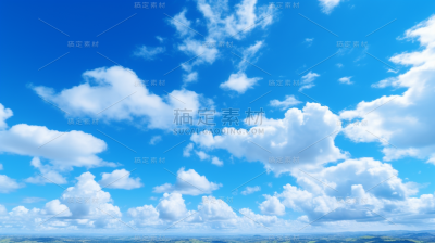 蓝天白云天空