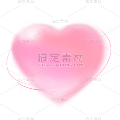 七夕系列通用弥散线条爱心元素素材