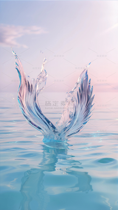 特效系列梦幻感水波纹展台
