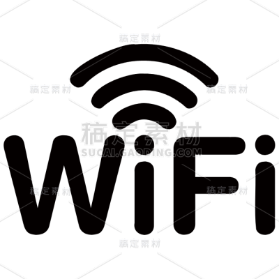 图标系列矢量简约计算机手机WiFi功能图标（td）