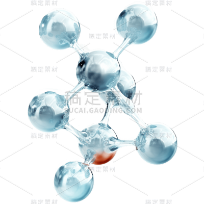 3D化学分子贴纸