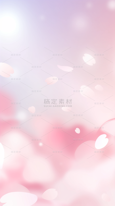 七夕情人节粉色梦幻花瓣通用背景素材
