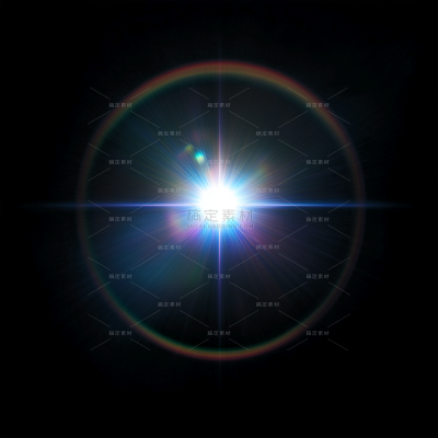 特效系列梦幻感太阳圆形光晕光斑
