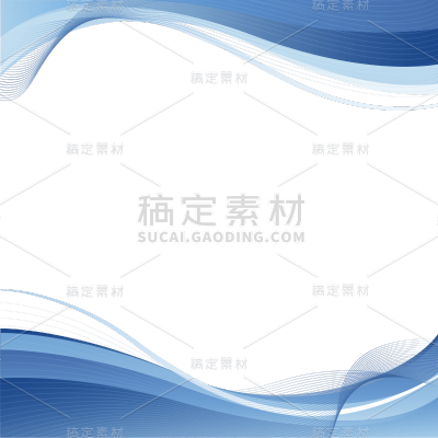 通用蓝色科技框线条边框元素