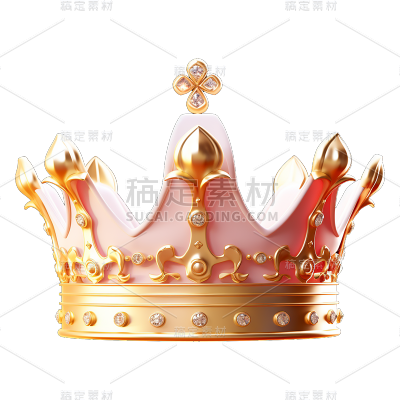 3D立体华丽皇冠免抠元素