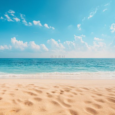 insMind Summer Background Tropical Sand Beach