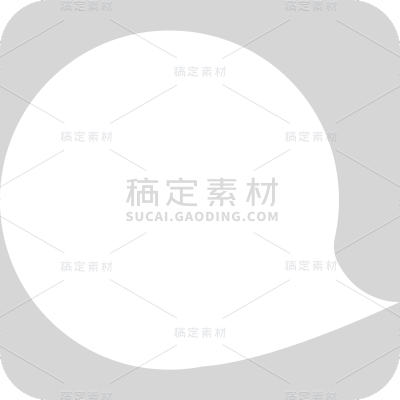 通用简约纯色对话框元素