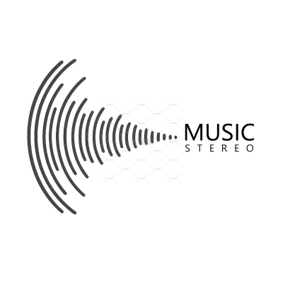 文娱系列简约风黑色音频音波线条元素（td)