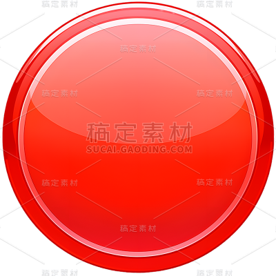 矢量红色按钮免抠元素