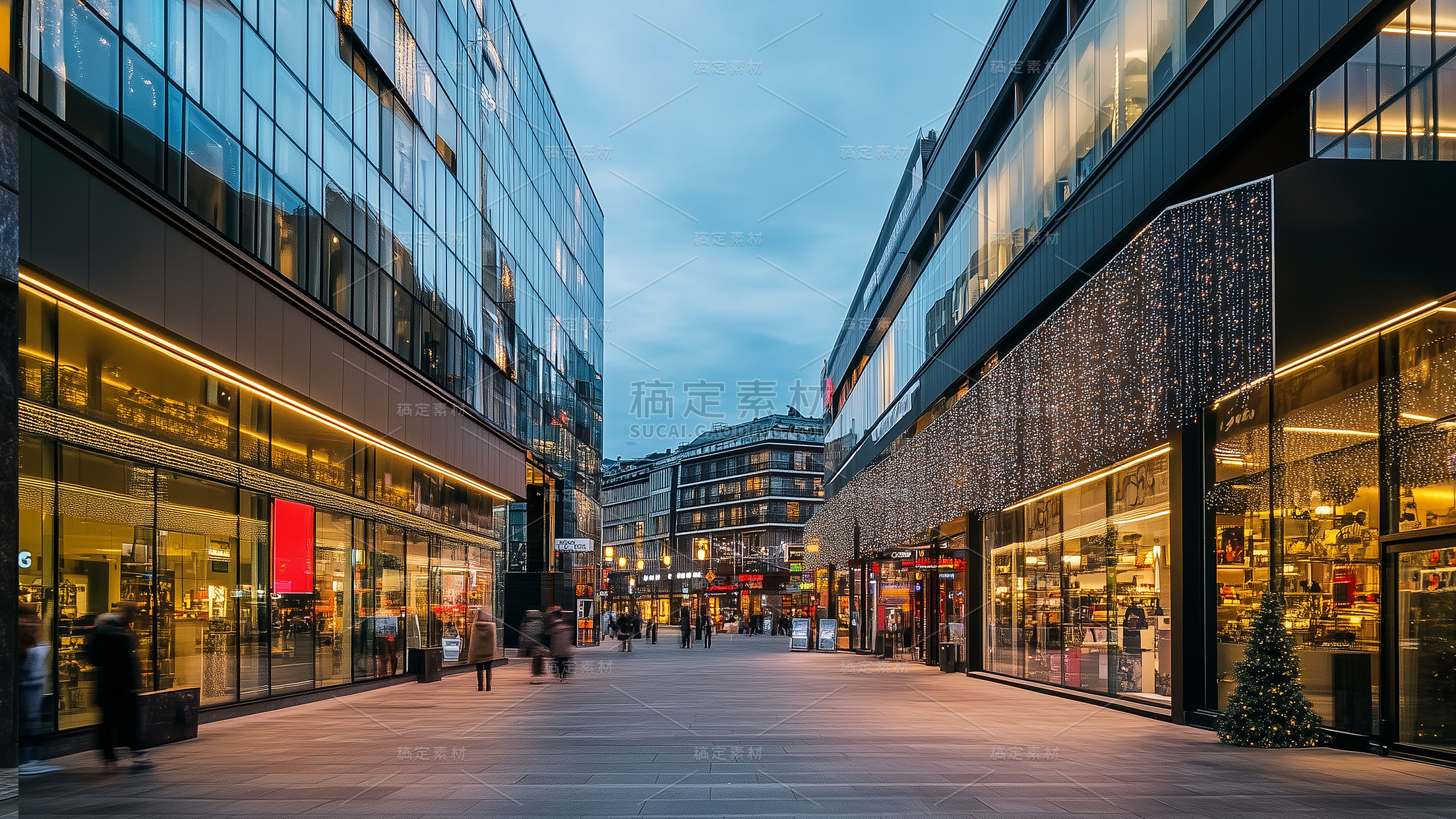 常规系列通用现代城市建筑街景图背景素材