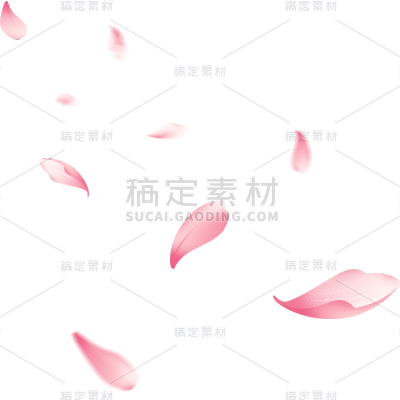 花瓣元素简约贴纸