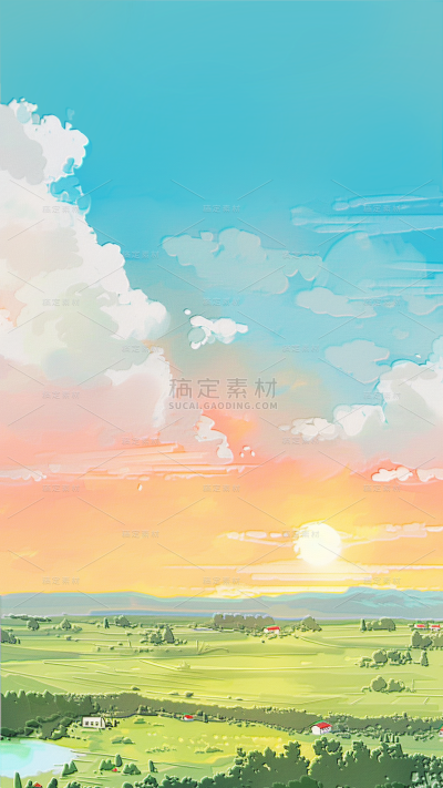 夏至通用夏至场景背景图片素材