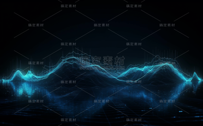 波浪线条曲线科技感背景