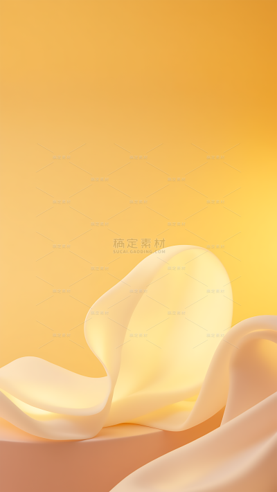 背景系列立体感绸缎曲线