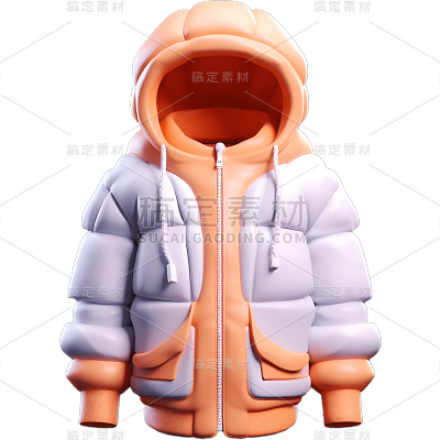 服饰服装3D立体C4D衣服T恤冬季夏季卫衣外套元素素材