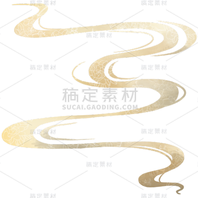 通用中国风中式鎏金祥云元素素材