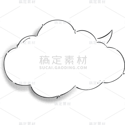 简约对话框气泡框聊天框文本框