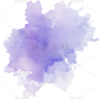 中国风通用彩色水墨元素素材