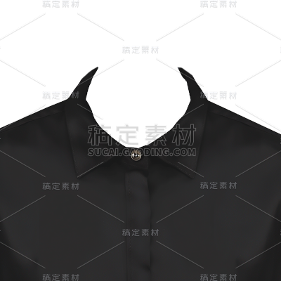 人物系列写实证件照服服装衬衫贴纸