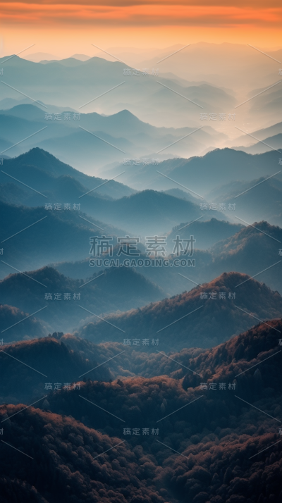 山脉山峰风景景观
