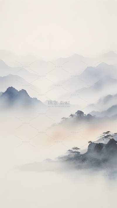 背景系列中国风山水背景